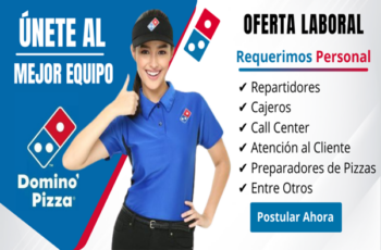 Nuevas posiciones disponibles en Domino’s Perú durante 2026