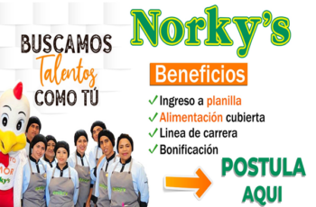 Vacantes disponibles para formar parte de Norky’s Perú