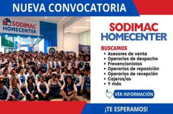 Sodimac Perú – Apertura de plazas laborales